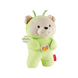 Іграшка для засипання дитини у вигляді плюшевого ведмедика зелена