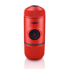 WACACO Nanopresso - портативна кавомашина для еспресо, 18 Bar, ручне керування, для подорожей, червона