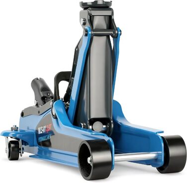 Гідравлічний домкрат STIX 2.5T низькопрофільний з кейсом, гумовими накладками та адаптером для SUV - для легкових та позашляхових автомобілів