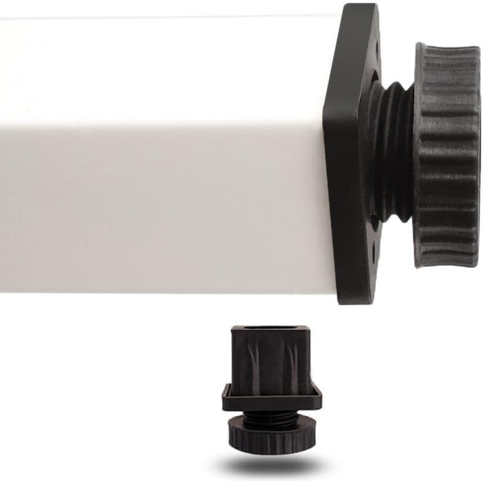 Розкладний стіл Комп'ютерний/Офісний/Конференційний 120x60 см з металевим каркасом, Колір: AC5AW (Білий)