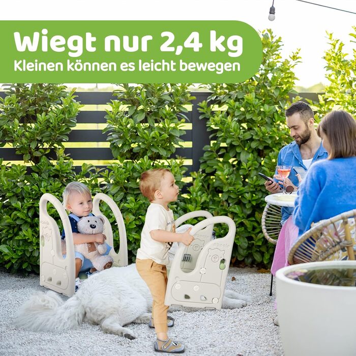 Триттхокер для дітей Onasti з 2 ступенів, регульована висота, зелений