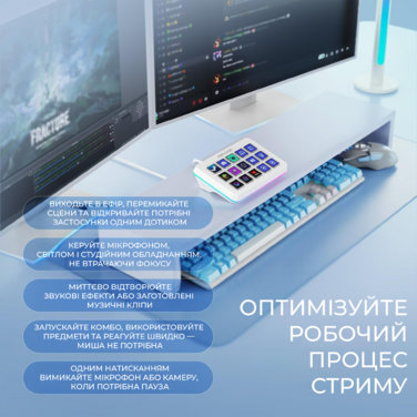 Контролер Fifine Stream Deck D6W