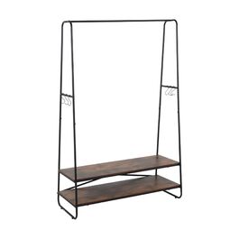 Підставка для одягу Relaxdays з 2 полицями