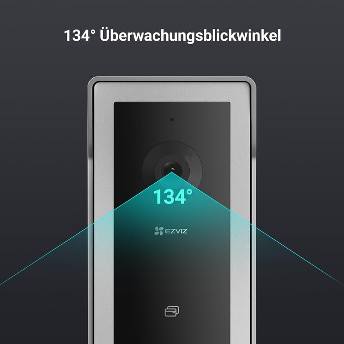 Відеодомофон EZVIZ CP5 сірий: WiFi, 7