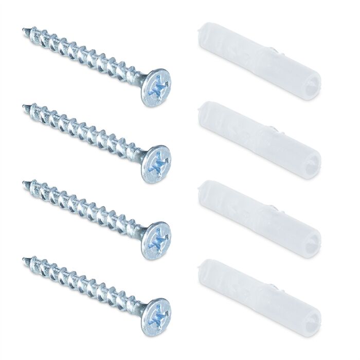 Поличка для стін з 6 гачками Relaxdays