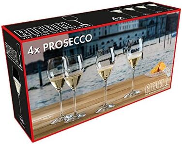 Набір келихів для шампанського, 4 келихи, Prosecco Riedel