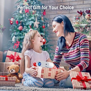 Міні проектор 16000L з штативом, Full HD 1080P, 50% зум, ±15° корекція трапеції, HDMI, USB, AV - сумісний з телефоном