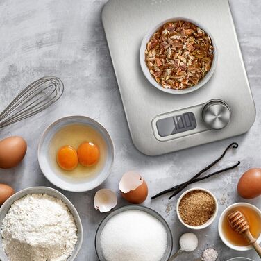 Кухонні ваги CASO Energy Design - переможець тесту Haus & Garten, без батарейок, до 5 кг з кроком 1 г