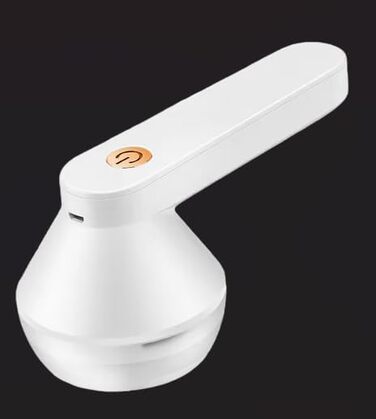 Електрична машинка для видалення ворсу Smart-J з USB-C, портативна та потужна. Ідеально підходить для одягу, светрів та тканин. Білий колір, з пензлем.