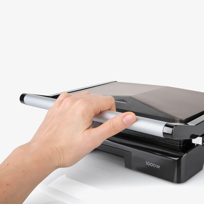 Електричний гриль Black+Decker BXGR2200E 2-в-1: плита та гриль, 2200W, LCD-дисплей, керування температурою та часом