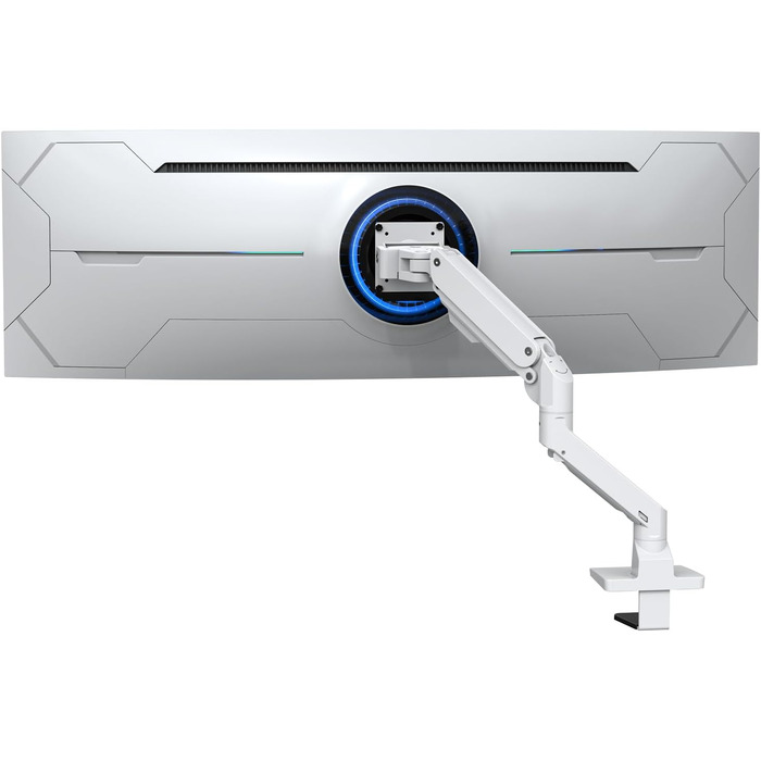Підставка для монітора Bewiser S1020 White - міцна, для широких моніторів 34-49 дюймів, вантажопідйомність до 20 кг