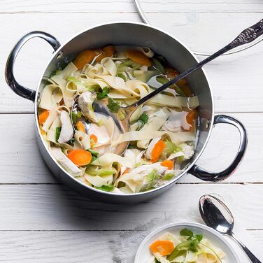 GreenPan Barcelona Каструля з нержавіючої сталі з антипригарним покриттям Ceramic 24 см, 5.1 л з кришкою, без PFAS, для індукційних плит, сумісна з духовкою