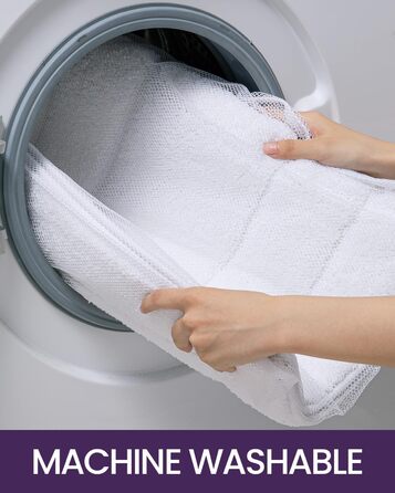 Килимок для ванної кімнати DEXI, білий, 40x61 см, преміум-якість, антиковзаючий, швидковисихаючий, для ванни та душу