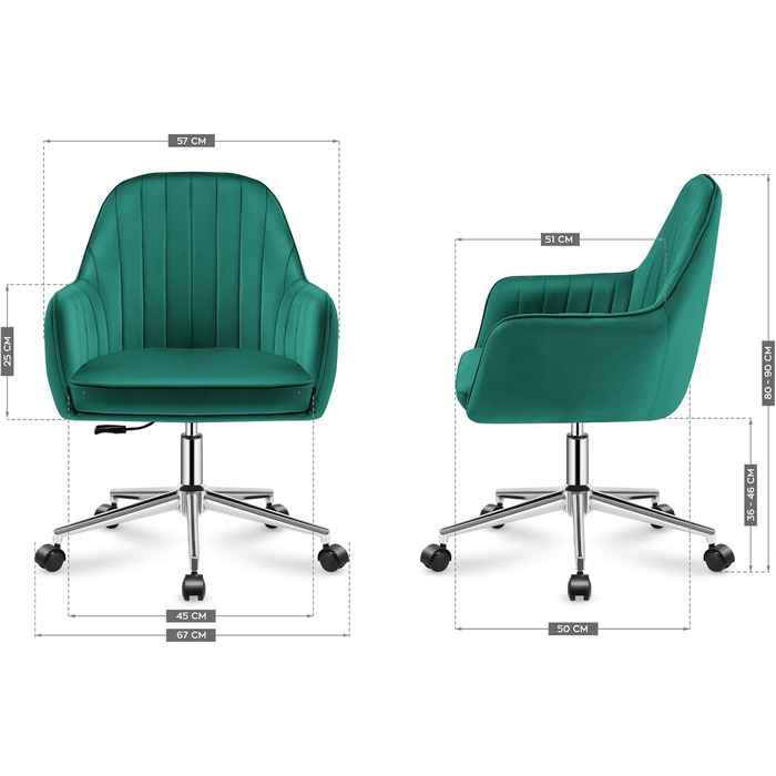 Офісне крісло Mark Adler Future 5.2 Black - регульоване, з підлокітниками, для дому та офісу | Макс. навантаження 130 кг | Тканина 