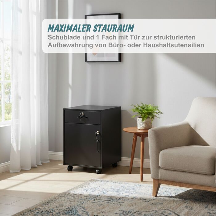 Замкнений роликовий контейнер Relaxdays