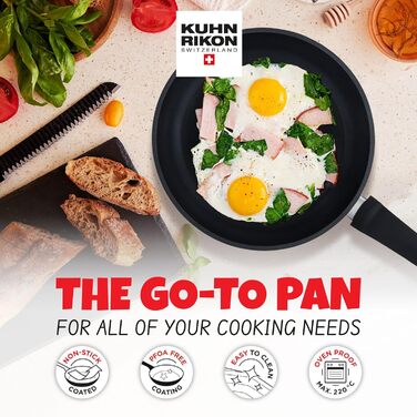 Набір сковорідок KUHN RIKON Brat- & Universal, чорний (28см + 24см)