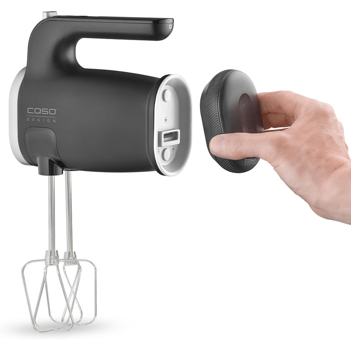Ручний міксер CASO Click & Mix бездротовий, акумуляторний, для тіста, збитих вершків, соусів, 8 швидкостей (600-1200 об/хв)