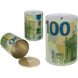 Скарбничка 100 євро банкнота