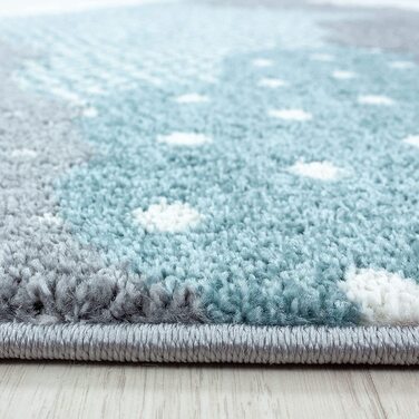 Дитячий килим Carpetsale24 з хмаринками 160x230 см
