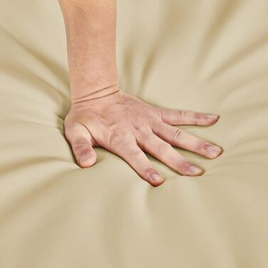 Набір садових меблів Yaheetech з поліротангу для балкона та саду: стіл та 2 крісла з подушками, коричневий