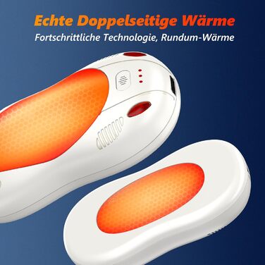 Електричні грілки для рук FANDLISS з магнітом, 10000mAh, 2 шт., з двостороннім нагрівом, USB, багаторазові, 3 режими нагріву, для активного відпочинку, гольфу, кемпінгу (рожевий)