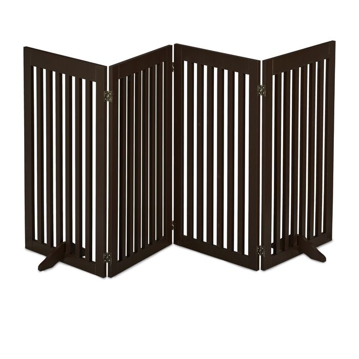 Захисний бар'єр Relaxdays коричневого кольору, 92 см