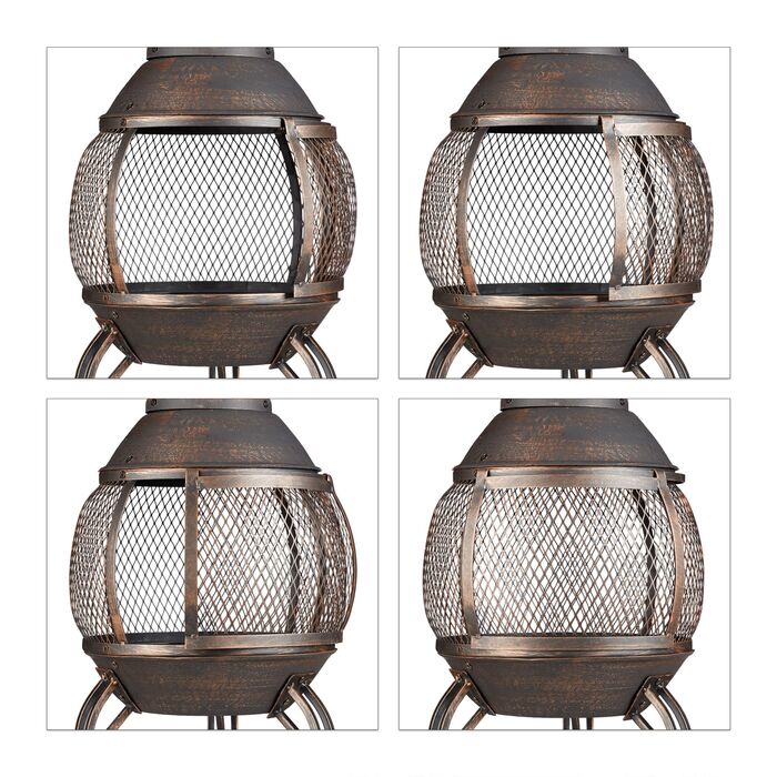 Relaxdays Текільський камін з гачком для прибирання