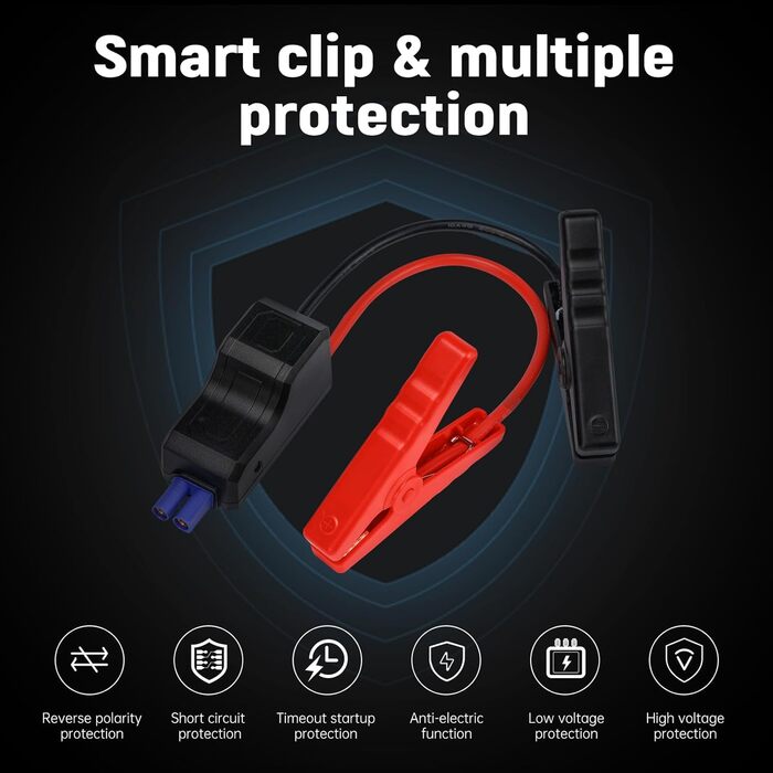 Портативний пусковий пристрій Auto-Starthilfe: Powerbank 5000A для автомобілів до 9.5л бензину або 8.0л дизеля