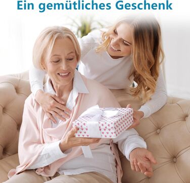 Електричний гріючий матрац для шиї та плечей Comfytemp з 9 рівнями нагріву, автовимкненням та вагою 1 кг. Розмір 56x48 см. Можливість прання.