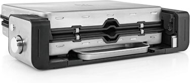 Контактний гриль WMF Profi Plus Perfection: електричний, 2000 Вт, 6 програм, сенсорна технологія, антипригарне покриття, нержавіюча сталь матова