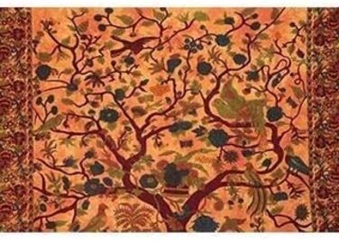 Виріб з гобелену Popular Handicrafts дерево 215x230 см помаранчевий