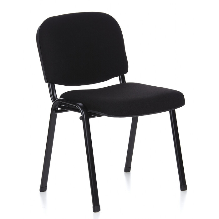 Крісло для відвідувачів / Конференційний стіл / Стільниця XT 600, набір 4 шт., чорний / чорний hjh OFFICE