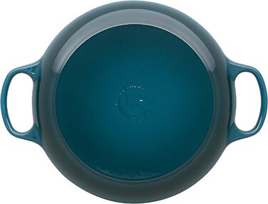 Каструля Le Creuset Signature з чавуну, 3,5 л, для всіх типів плит (включно з індукцією), 26 см, Ocean