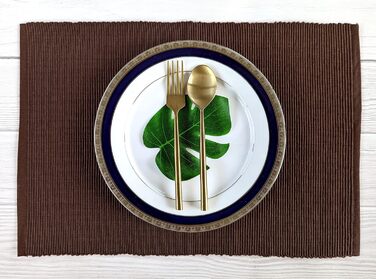 Тканинні серветки на стіл AVKA Studio, 6 шт., 33 x 48 см, бавовна, коричневі, для дому, на осінь