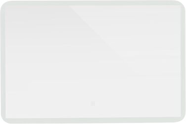 Дзеркало для ванної кімнати ML-Design з LED-підсвічуванням, 90 x 60 см, скло, сенсорне керування