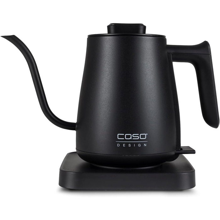 CASO Coffee Classic Kettle – електричний чайник, чорний, з нержавіючої сталі, для чаю та кави, преміум-якість