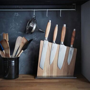 Точилка для ножів Le Creuset, для ножів з дамаської та нержавіючої сталі, 2 абразивні круги з нержавіючої сталі 18/8, чорна