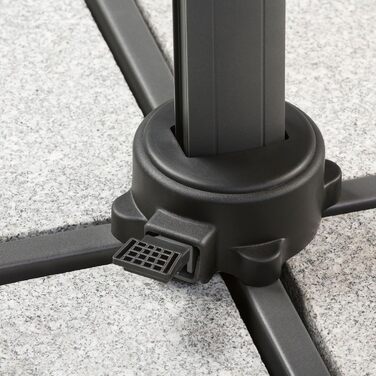 Парасолька від сонця Schneider RHODOS TWIST, 300 x 300 см, антрацит, модель 2024