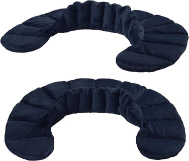 Аква-текстиль Toledo Visco Pillow 70x36x15 см Віскозна подушка для шиї Ортопедична подушка Gel Foam Pillow (вага плечової подушки, темно-синій)
