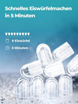 Машина для льоду Fohere портативна, самоочищення, 14 кг/24 год, зелена - для дому, бару, офісу, кемпінгу