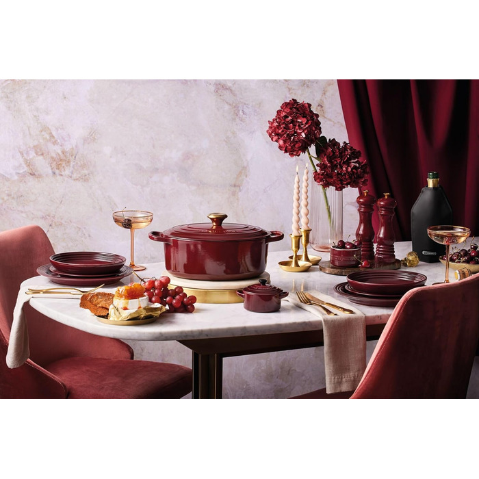 Le Creuset Signature Казанок з чавуну з кришкою, овальний, 29 см, 7,5 л, для всіх типів плит, включаючи індукцію, колір Chambray