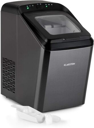 Машина для приготування льоду Klarstein Eiswürfelmaschine, 2.9 л, чорна, самоочищення
