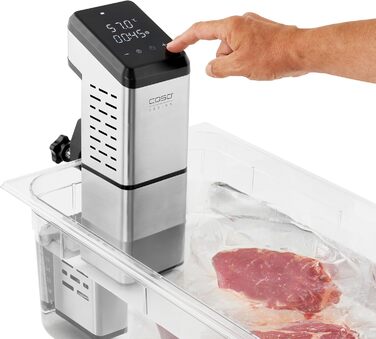 CASO SV400 Sous Vide Stick - Тест-переможець, для контейнерів до 20л, IPX7, компактний дизайн
