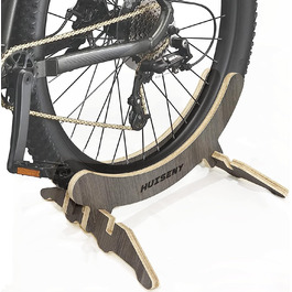Підставка для велосипедів з сірого дуба Підлогова стійка для шин велосипедних від 29-67 мм Підставка для показу велосипедів для приміщень, будинку, гаража, для гірських і шосейних велосипедів