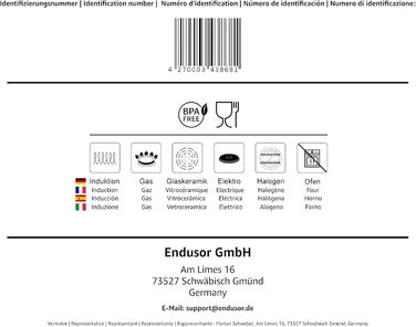 Крейпниця з індукційним дном 26 см з 3-шаровим антипригарним покриттям + лопатка та розподільник з буку (Німеччина) - для всіх типів плит (без PFOA та PFOS)