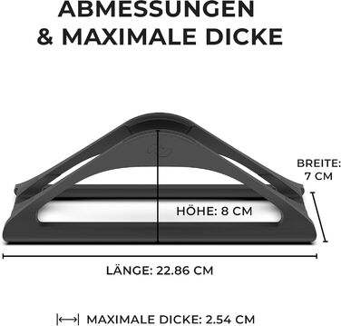 Вертикальна підставка для ноутбука HumanCentric, чорна, регульована, для MacBook, MacBook Pro та інших ноутбуків