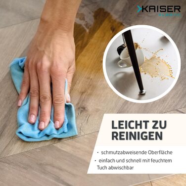 Захисна килимок для офісного крісла Kaiser plastic® | 115 x 135 см | для захисту твердих підлог