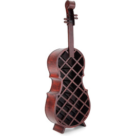 Стеллаж для вина Stradivino на 21 пляшку: дерев'яний винний ретро-стенд, ручної роботи, висота 135 см