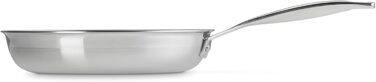 Сковорода LE CREUSET з нержавіючої сталі, 24 см, без покриття, для всіх типів плит (включно з індукцією) та духовки