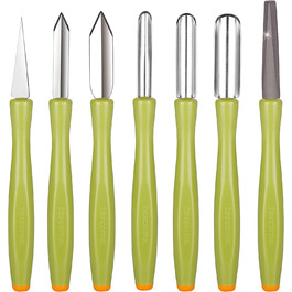 Набір ножів для різьблення Tescoma T422010 Presto, зелений / помаранчевий